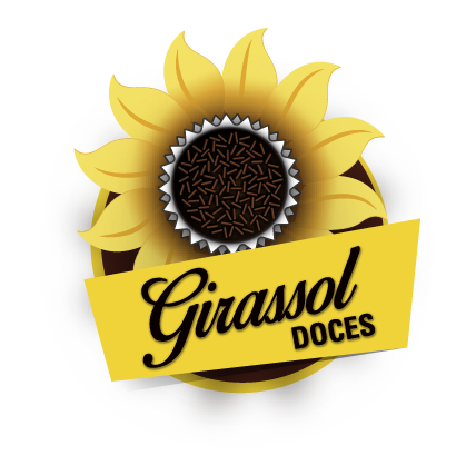 Logotipo Girassol Doces l Branding l Para você e sua empresa l The Digital Fox l Comunicação e marketing l Agência full service l TDF
